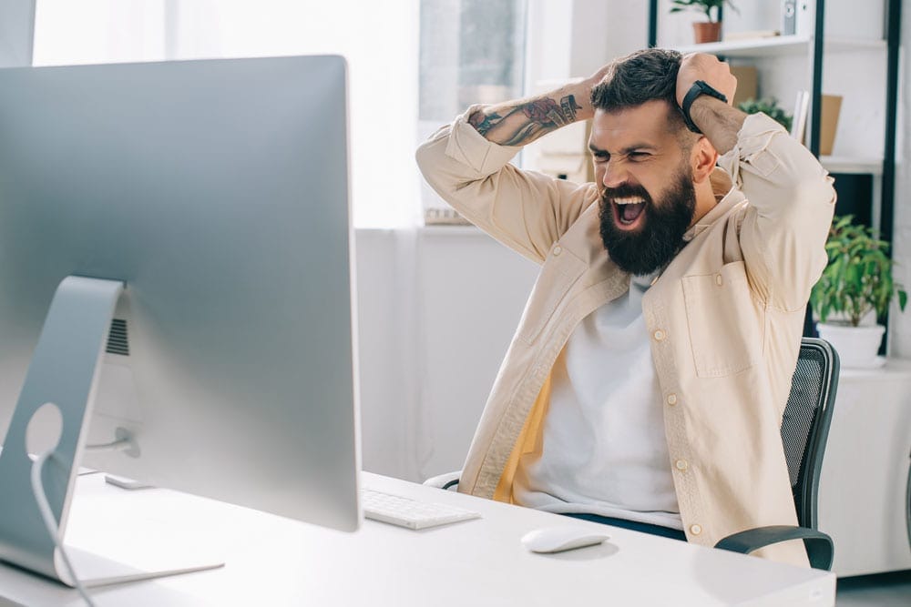 Frustrated At Technology