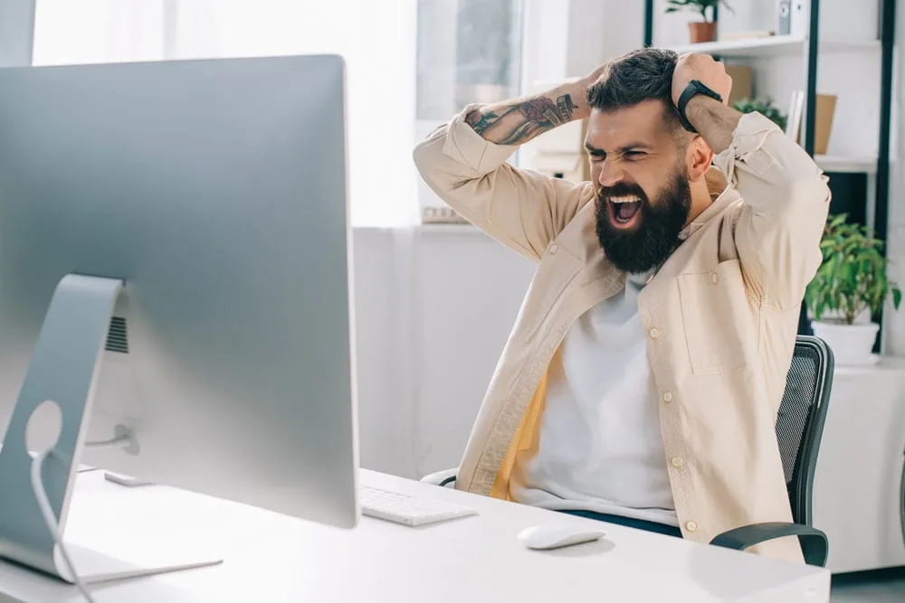 Frustrated At Technology